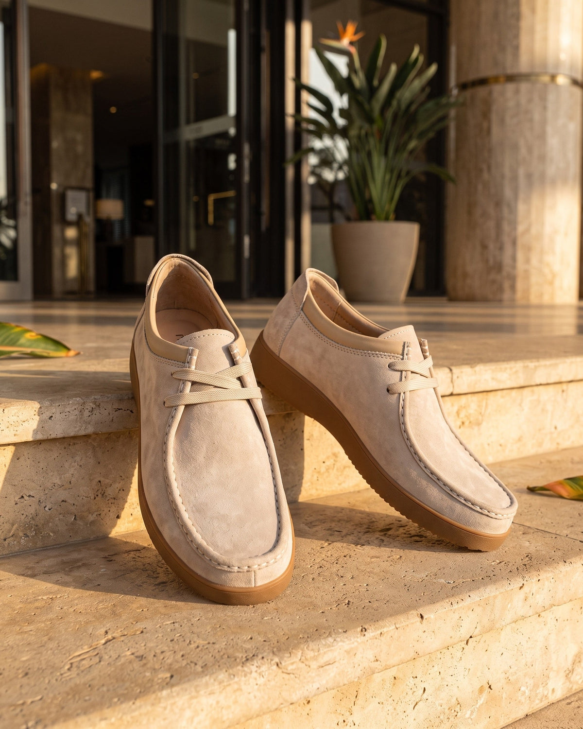 Loris Leather Moccasin Lace-Up